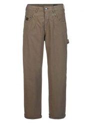 Herrlicher Spodnie "Peyton" w kolorze szarobrązowym rozmiar: W29. Brązowe spodnie materiałowe damskie Herrlicher, bez wzorów, z materiału, klasyczne. Za 208.99 zł.