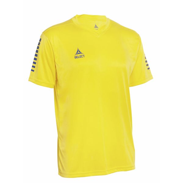 SELECT Koszulka PISA yellow/ blue. Niebieskie t-shirty sportowe męskie Select, m, z materiału, bez ramiączek, do piłki nożnej. Za 101.60 zł.