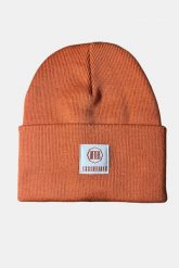 Czapka Unisex dla dorosłych - Tan. Czerwone czapki męskie AFTER ESSENTIALS, z aplikacjami, z dzianiny. Za 55.00 zł.