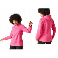 Kurtka przeciwdeszczowa damska Hamara III. Czerwone kurtki damskie Regatta, bez wzorów, z poliesteru, bez kaptura. Za 229.99 zł.