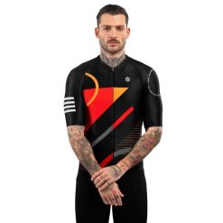 Męska koszulka rowerowa z krótkim rękawem Kolarstwo Siroko M2 Colorado. Czarne t-shirty sportowe męskie SIROKO, m, z jersey, bez ramiączek, rowerowe. W wyprzedaży za 318.55 zł.