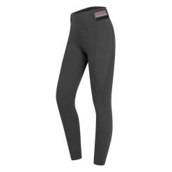 Damskie legginsy jeździeckie z pełną przyczepnością ELT Nala. Szare legginsy damskie ELT, bez wzorów, z elastanu. Za 212.50 zł.