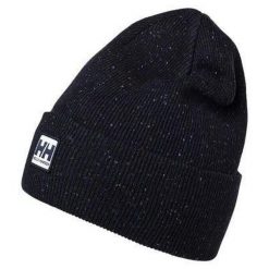 Czapka zimowa dla dorosłych Helly Hansen Urban Cuff Beanie. Czarne czapki męskie Helly Hansen, na zimę, bez wzorów, sportowe. Za 126.70 zł.