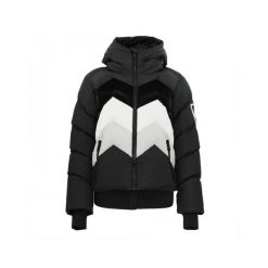Damska odpinana kurtka puchowa Peak Mountain. Czarne kurtki narciarskie i snowboardowe damskie Peak Mountain, bez wzorów, z puchu, narciarskie. W wyprzedaży za 586.50 zł.