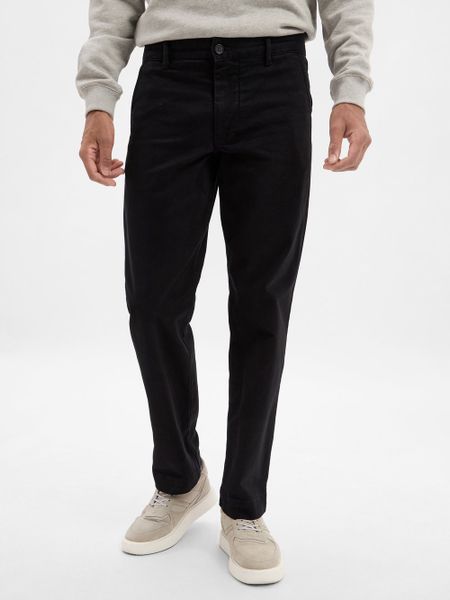 Selected spodnie chino - SHL196-Straight Harry Mężczyźni Bawełna czarny, 28-32. Czarne spodnie materiałowe męskie Selected, bez wzorów, z bawełny. Za 139.95 zł.