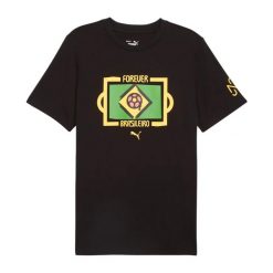 Koszulka piłkarska męska PUMA Neymar Jr Tee. Czarne t-shirty sportowe męskie Puma, m, bez ramiączek, do piłki nożnej. Za 129.99 zł.