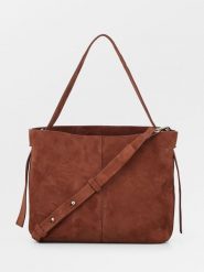 Becksöndergaard Skórzana torebka "Fraya" w kolorze brązowym - 24 x 22 cm rozmiar: onesize. Brązowe torebki klasyczne damskie Becksöndergaard, bez wzorów, z materiału, bez dodatków. Za 395.94 zł.