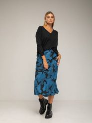 Tantra Spódnica w kolorze niebieskim rozmiar: S. Niebieskie spódniczki damskie Tantra, s, bez wzorów, midi, proste. Za 173.99 zł.