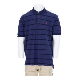 Second life - Polo Ralph Lauren koszulka męska z krótkim rękawem - Jak nowy. Niebieskie koszulki polo męskie Ralph Lauren, l, bez wzorów, z materiału, bez ramiączek. Za 127.76 zł.