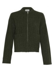 MOSS COPENHAGEN Kardigan w kolorze zielonym rozmiar: L/XL. Zielone kardigany damskie MOSS COPENHAGEN, l, bez wzorów. Za 250.94 zł.