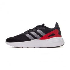Buty adidas Nebzed M GX4284 czarne. Czarne buty sportowe na co dzień męskie z gumy, bez zapięcia. Za 417.33 zł.