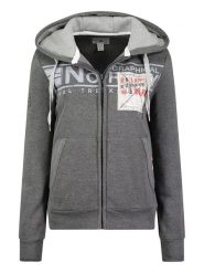 Geographical Norway Bluza "Gwen" w kolorze szarym rozmiar: S. Szare bluzy z kapturem damskie Geographical Norway, s. Za 131.74 zł.