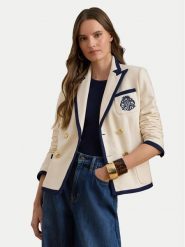 LAUREN RALPH LAUREN Marynarka 200P09081001 Beżowy Slim Fit. Brązowe marynarki i żakiety damskie Lauren Ralph Lauren, bez wzorów, z bawełny. Za 1,599.00 zł.
