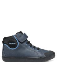 Geox Sneakersy J Gisli Boy J465CC 0MEFU C0693 M Granatowy. Niebieskie buty sportowe chłopięce Geox, ze skóry, bez zapięcia. Za 199.99 zł.