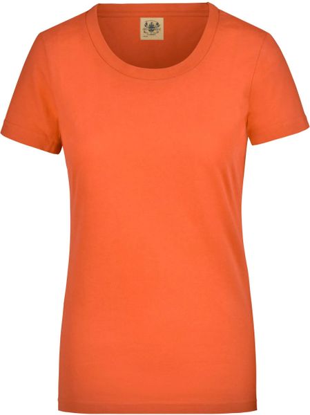 T-shirt damski James & Nicholson bawełna 160 g/m2. Brązowe t-shirty damskie JANSEN & TILANUS, m, bez wzorów, z bawełny, bez kołnierzyka. Za 110.99 zł.