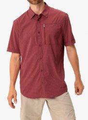 Koszula turystyczna męska Vaude Seiland Shirt IV. Czerwone koszule męskie Vaude, m, bez wzorów, z materiału, bez kołnierzyka, bez ramiączek. Za 295.89 zł.