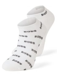 BOSS Skarpety w 2-paku Mężczyźni Bawełna biały, 39-42. Białe skarpetki męskie Boss, bez wzorów, z bawełny. Za 59.95 zł.