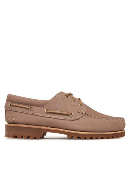 Timberland Półbuty Authentic TB0A2PDQA4V1 Fioletowy. Fioletowe półbuty męskie Timberland, z nubiku, bez zapięcia. Za 899.99 zł.