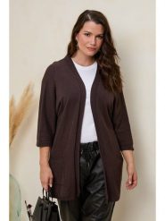 Curvy Lady Kardigan w kolorze brązowym rozmiar: 48/50. Brązowe kardigany damskie Curvy Lady, bez wzorów. Za 164.45 zł.