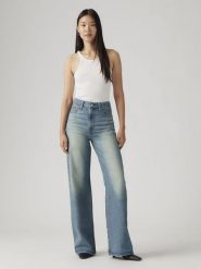 Levi's Dżinsy - Wide leg - w kolorze błękitnym rozmiar: W29/L32. Niebieskie jeansy damskie Levi's, z podwyższonym stanem. Za 203.45 zł.
