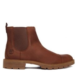 Sztyblety Timberland. Brązowe sztyblety męskie Timberland, bez zapięcia. Za 459.99 zł.