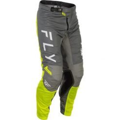 Spodnie motocyklowe crossowe Fly Racing Kinetic Mesh. Szare spodnie materiałowe męskie FLY RACING, bez wzorów, z meshu. Za 483.00 zł.