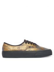 Vans Tenisówki Authentic VN000D6GGR81 Złoty. Żółte trampki i tenisówki damskie Vans, bez wzorów. Za 399.99 zł.