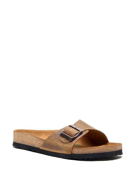 Comfortfusse Skórzane klapki w kolorze jasnobrązowym rozmiar: 39. Brązowe klapki damskie Comfortfusse, bez wzorów, ze skóry, bez obcasa. Za 259.95 zł.