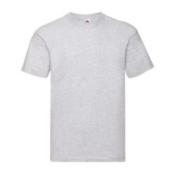 Koszulka Unisex Dla Dorosłych Original Heather. Szare bluzki damskie Fruit of the Loom, xl, bez wzorów, sportowe, bez kołnierzyka, bez ramiączek. Za 45.99 zł.