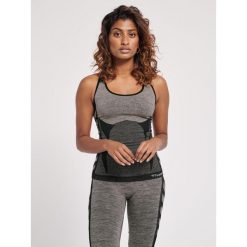 Damski tank top Hummel Clea. Czarne topy sportowe damskie HUMMEL, m, bez wzorów, bez ramiączek. Za 161.50 zł.
