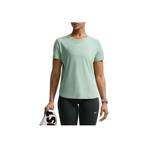 Koszulka treningowa damska Nike FN2798007. Zielone t-shirty damskie Nike, m, bez wzorów, bez kołnierzyka. Za 273.00 zł.
