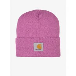 Czapka Carhartt Watch Hat - thistle. Fioletowe czapki męskie Carhartt, bez wzorów, sportowe. Za 69.99 zł.