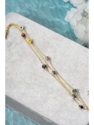 Lodie Silver Srebrna bransoletka z elementami ozdobnymi rozmiar: onesize. Szare bransoletki damskie Lodie Silver, srebrne. Za 108.99 zł.