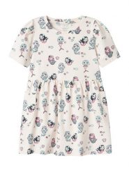 NAME IT Sukienka codzienna Fenja 13238062 Różowy Regular Fit. Czerwone sukienki dziewczęce Name it, bez wzorów, z bawełny, bez ramiączek. Za 39.99 zł.