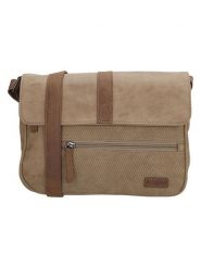 Beagles Skórzana torebka "Brunete" w kolorze beżowym - 27 x 23 x 7 cm rozmiar: onesize. Brązowe torebki klasyczne damskie Beagles, bez wzorów, z materiału, bez dodatków. Za 128.55 zł.