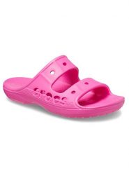 Crocs Klapki "Baya" w kolorze różowym rozmiar: 33/34. Różowe klapki damskie Crocs, bez wzorów, bez obcasa. Za 83.42 zł.