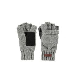 Rękawiczki dziecięce Barts Haakon. Szare rękawiczki dziecięce Barts, z wełny, bez ramiączek. Za 247.50 zł.