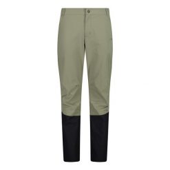 Spodnie męskie turystyczne CMP 34T7667. Zielone spodnie materiałowe męskie CMP, bez wzorów, sportowe. Za 289.99 zł.