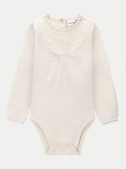 Coccodrillo Body dziecięce WC4112103GEN Écru. Body niemowlęce COCCODRILLO, bez wzorów, z bawełny, bez ramiączek. Za 59.99 zł.