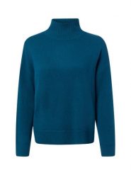 Marie Lund sweter merino Kobiety Wełna zielony|niebieski, S. Niebieskie swetry klasyczne damskie Marie Lund, s, z wełny, bez kołnierzyka. Za 349.95 zł.