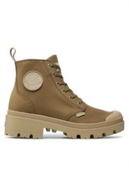 Palladium Trapery Pallabase Twill 96907-204-M Zielony. Zielone trapery damskie Palladium, z materiału, bez obcasa. Za 349.99 zł.