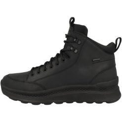 Buty do chodzenia męskie Geox U46HMA0FFBCC9999. Czarne buty sportowe na co dzień męskie Geox, z materiału, bez zapięcia, trekkingowe. W wyprzedaży za 680.45 zł.