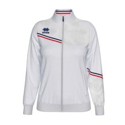 Bluza Errea Kurtka Estella Ad Damskie. Białe kurtki do biegania damskie ERREA, s, bez wzorów, z materiału, bez kaptura. Za 217.05 zł.