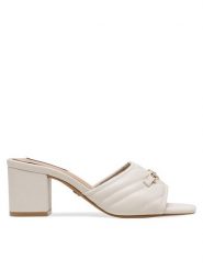 Nine West Klapki 123AL0687 Biały. Białe klapki damskie Nine West, bez wzorów, z syntetyku, bez obcasa. Za 229.99 zł.