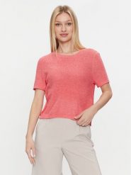 ONLY Sweter Sunny 15254282 Różowy Regular Fit. Czerwone swetry klasyczne damskie Only, s, z syntetyku, bez kołnierzyka. Za 109.99 zł.
