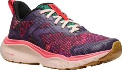 Buty damskie Keen Leiki Speed plum perfect/floral niskie. Brązowe obuwie trekkingowe damskie 909. Za 442.99 zł.