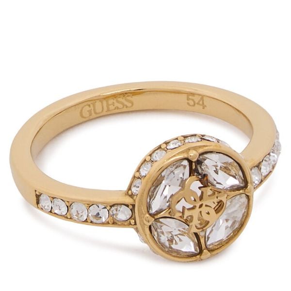 Pierścionek Guess. Żółte pierścionki damskie Guess, złote. Za 249.99 zł.