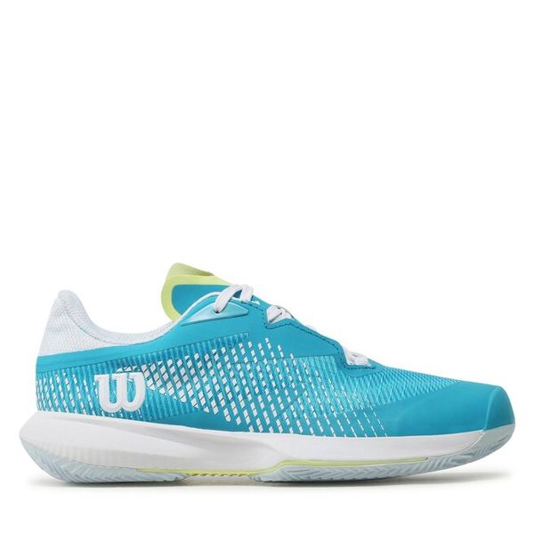 Buty do tenisa Wilson. Niebieskie buty sportowe na co dzień damskie Wilson, bez wzorów, tenisowe. Za 599.99 zł.