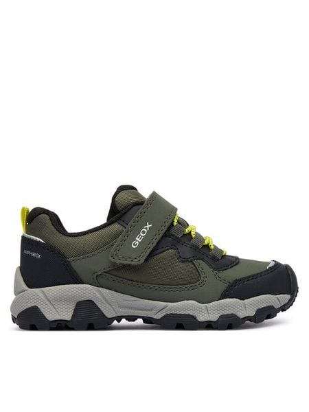 Geox Sneakersy J Magnetar Boy B Abx J463ZB 050FU C0914 S Zielony ciemny. Zielone trampki i tenisówki chłopięce Geox, bez wzorów, ze skóry, bez zapięcia. Za 299.99 zł.