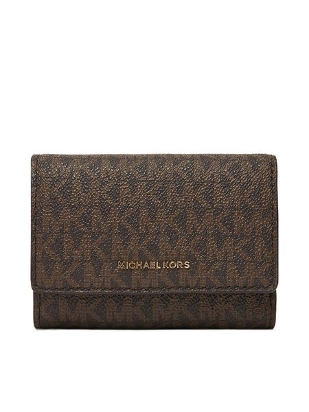 MICHAEL Michael Kors Portfel Bryant 32S5GYTP1B Brązowy. Brązowe portfele damskie MICHAEL Michael Kors, bez wzorów, ze skóry. Za 559.99 zł.